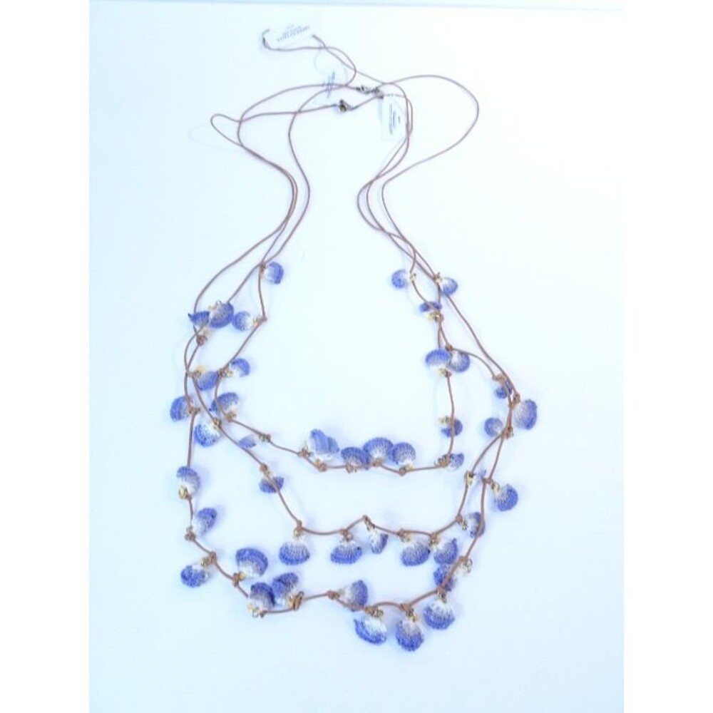 American Eagle Outfitters Crochet Flower Rope Neckace NWT 12.50 Each Set of 3